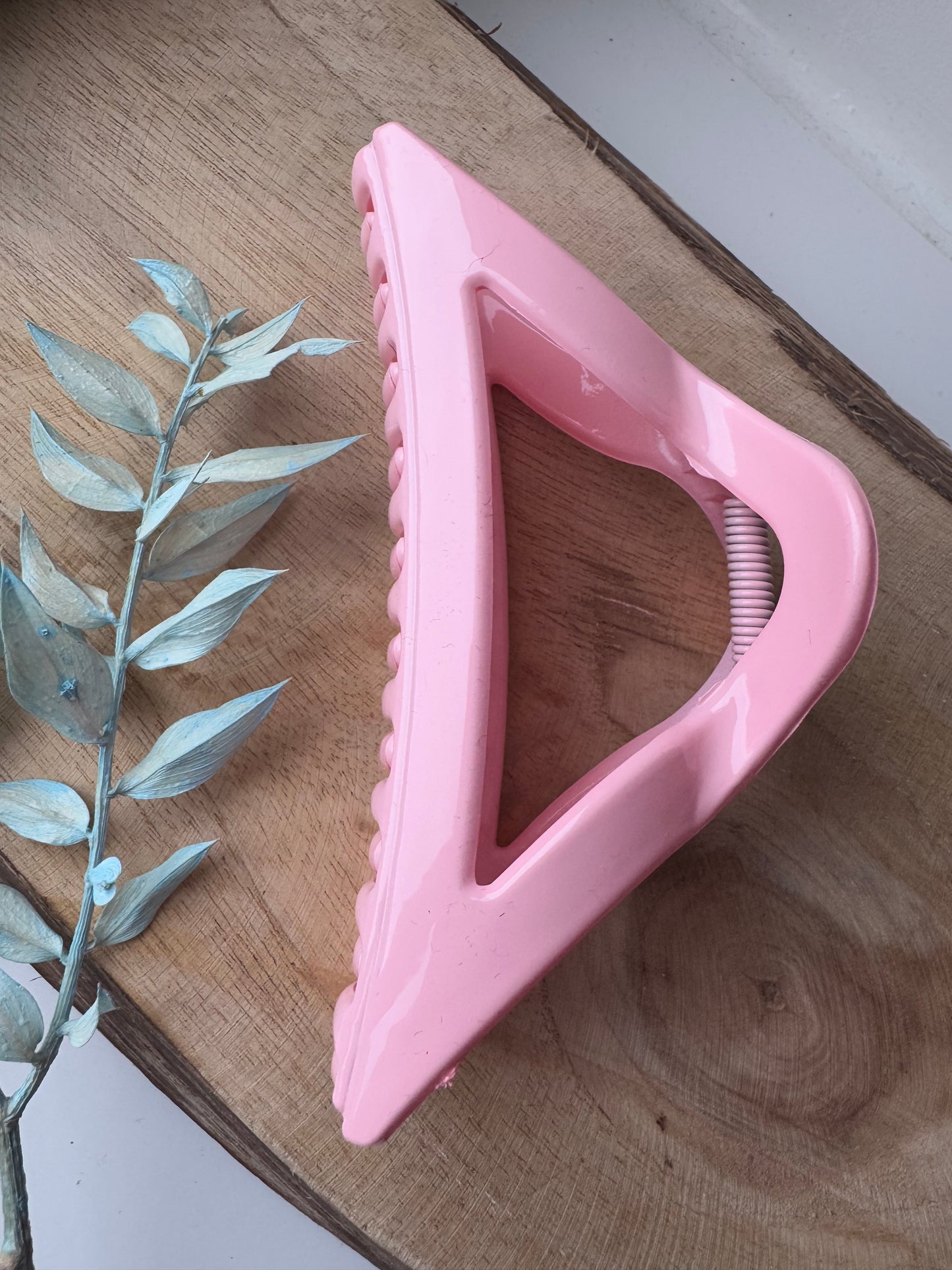 Haarspeld Triangle babypink