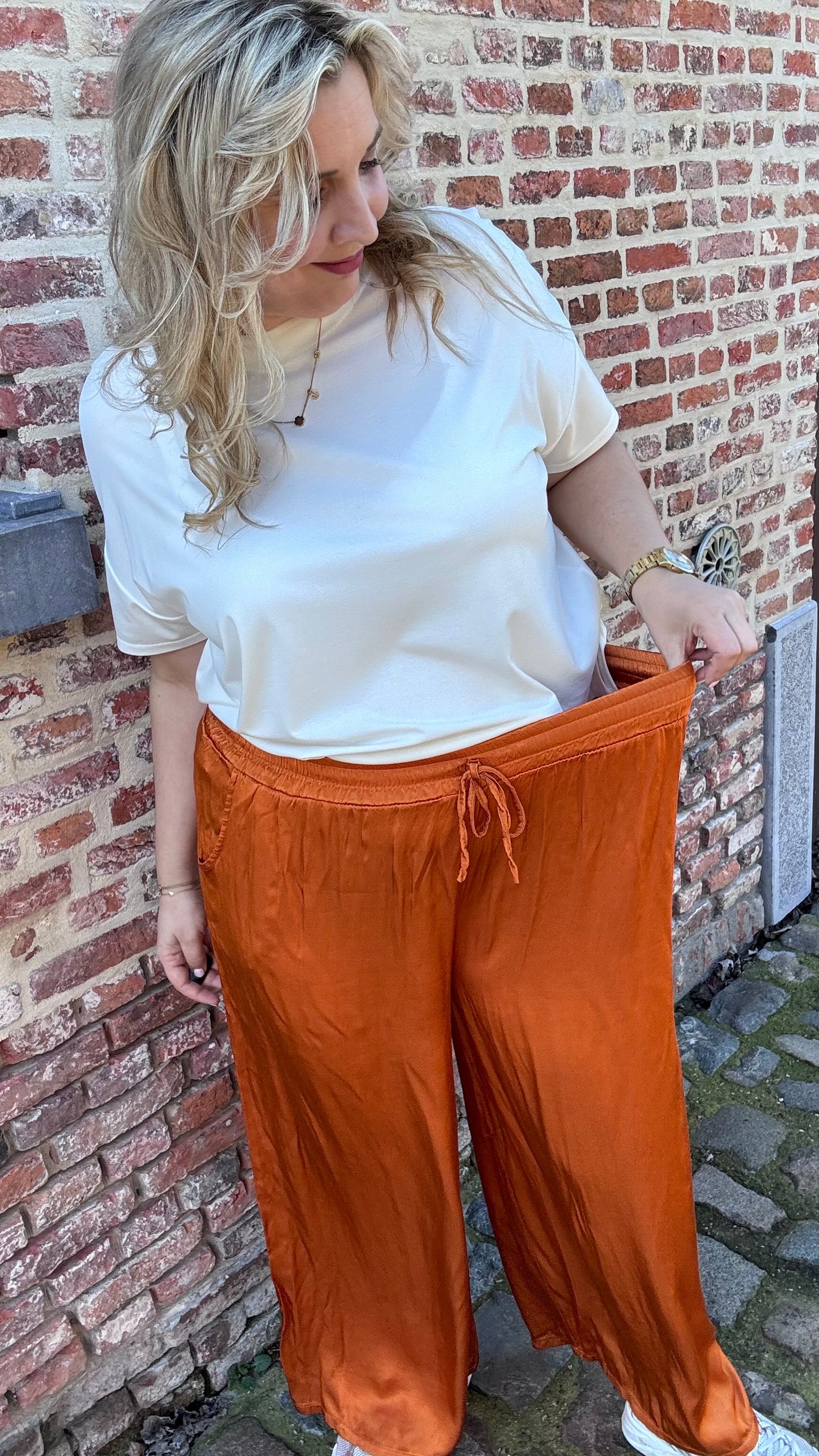 Zoë broek - Terracotta