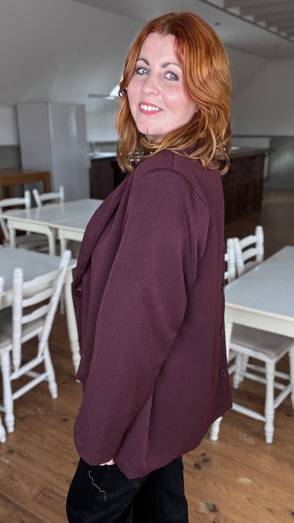 Freya blazer - Burgundy