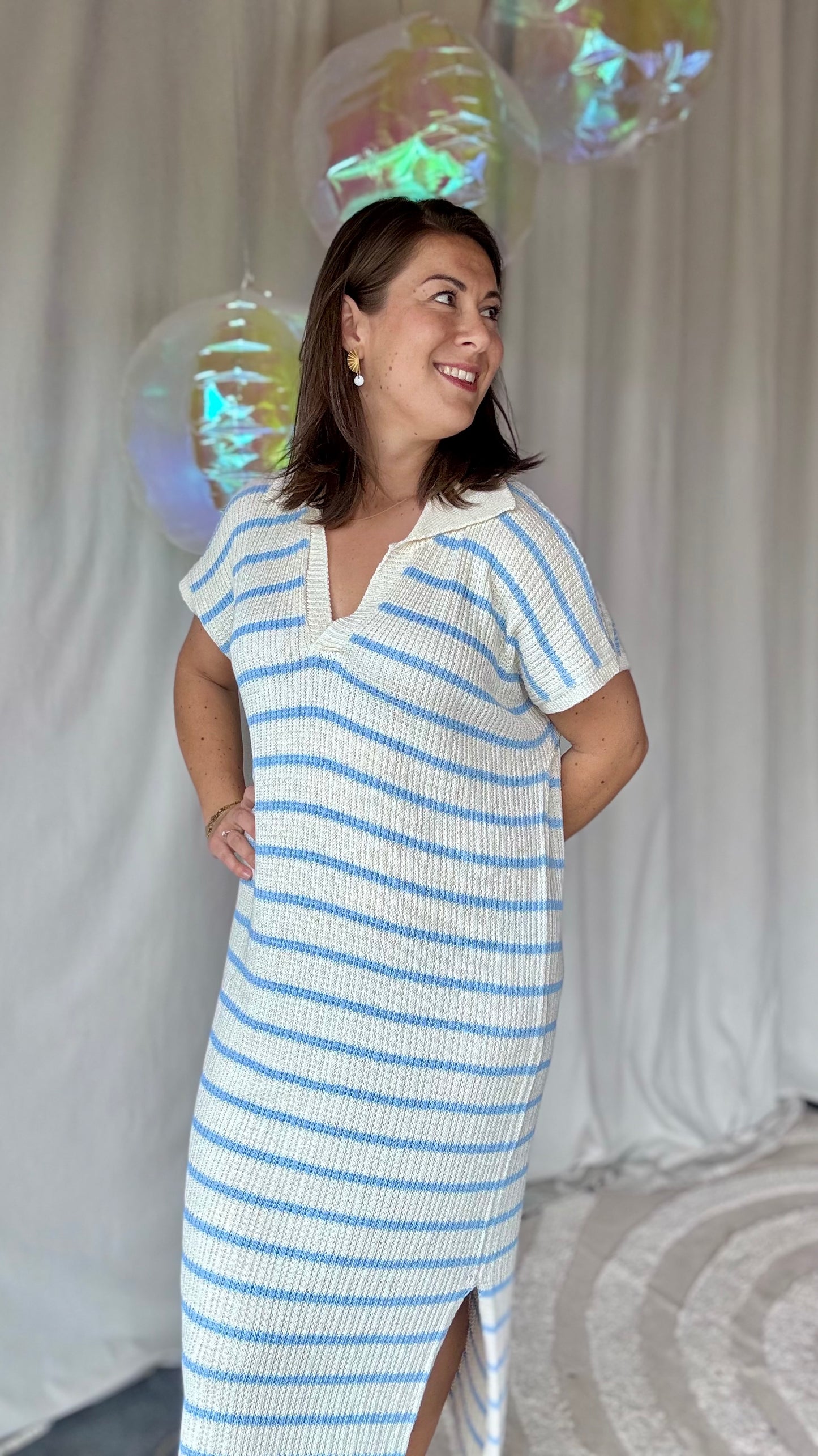 Coastal crochet blauw