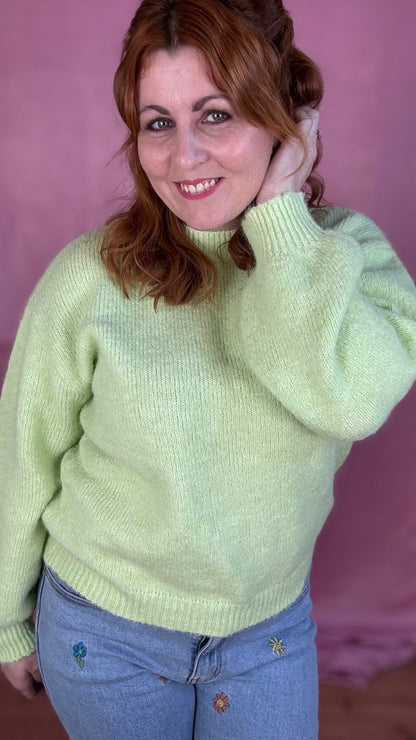 Lollipop trui - Lime