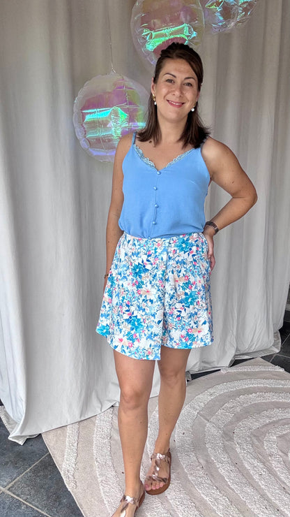 Amy skort blauw