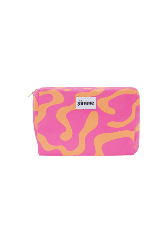 Make-up tas - Dazzle oranje/roze