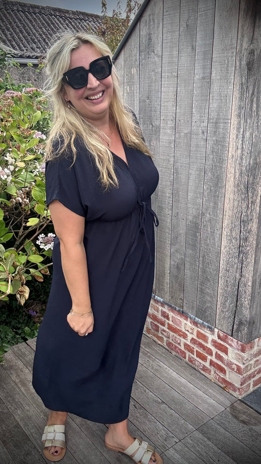 Laurie jurk navy