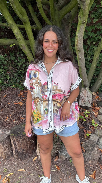 Marrakesh blouse - Roze