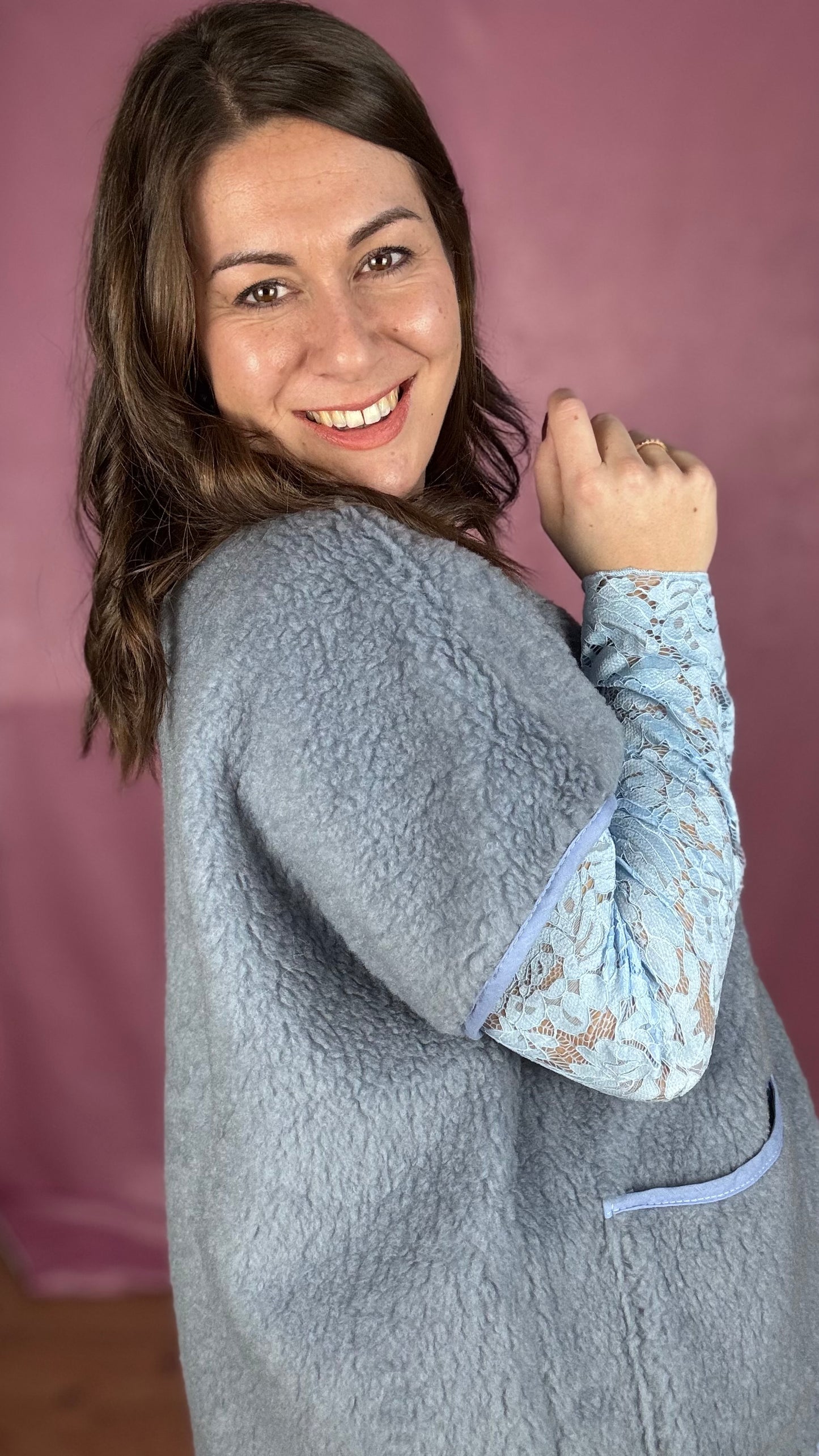 Teddy Easy gilet - Blauw