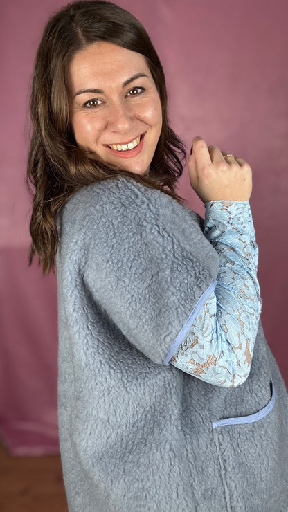 Teddy Easy gilet - Blauw