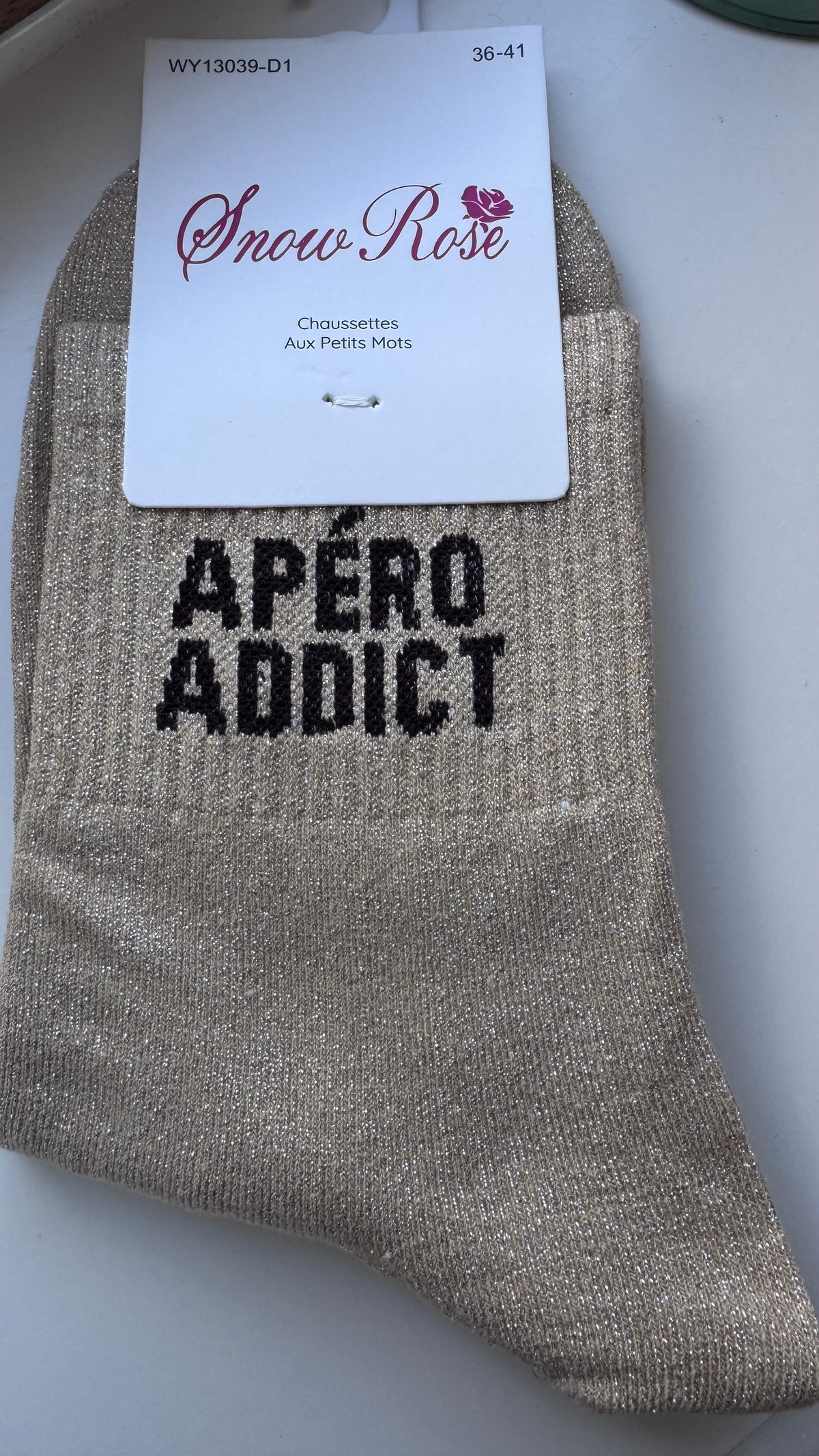 Quote sokken: Apéro addict