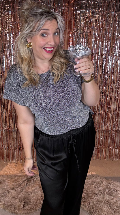 Party shirt - Zilver