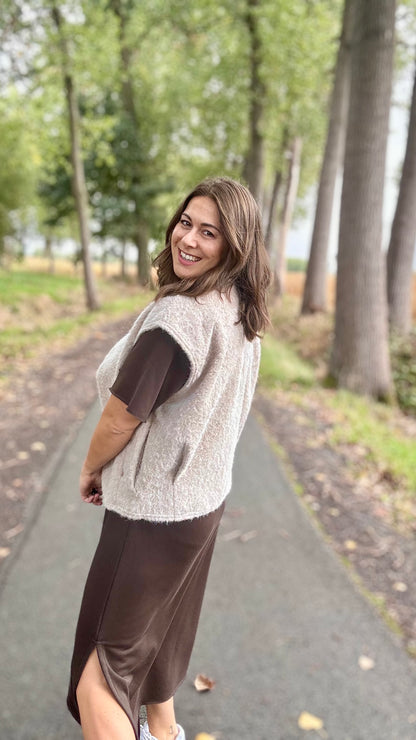 Harvey Sweaterjurk TU1 - Chocolat