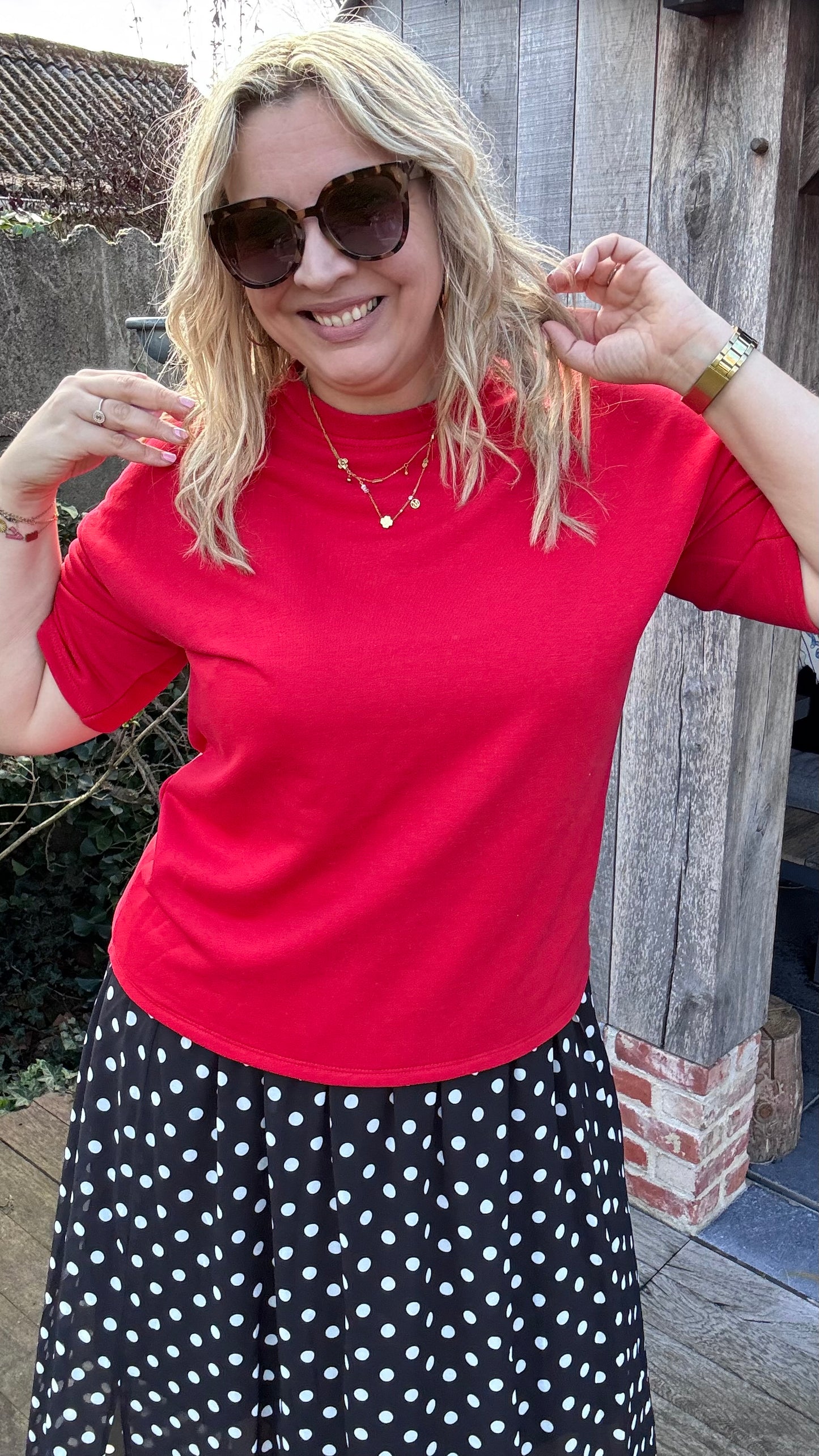 Mellow shirt - Rood