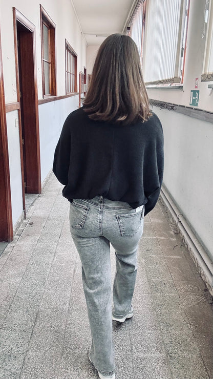 Basic trui - zwart