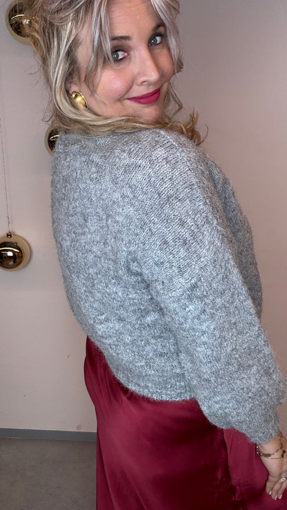 Winterglam trui - Grijs