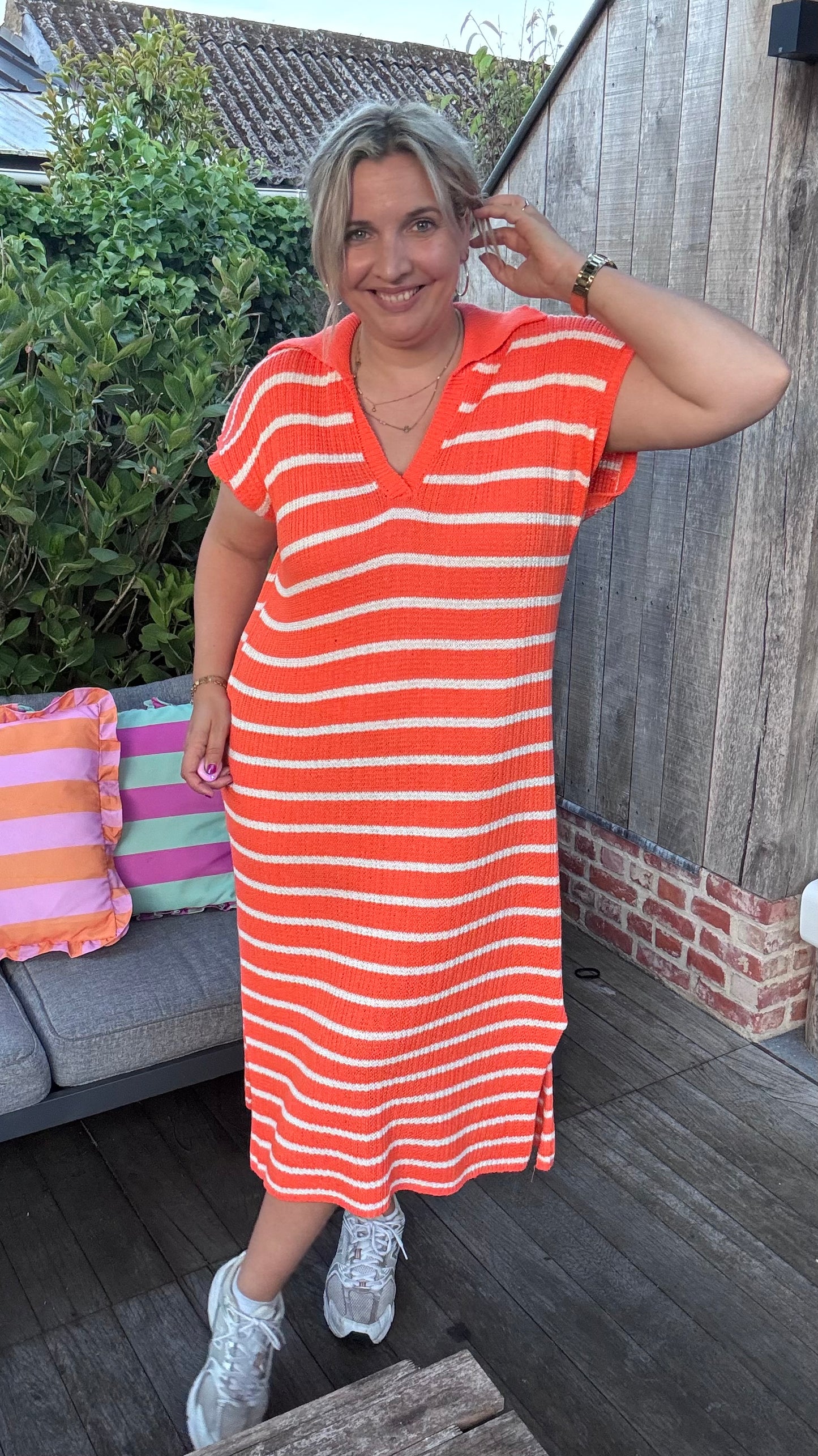 Crochet dress - Oranje
