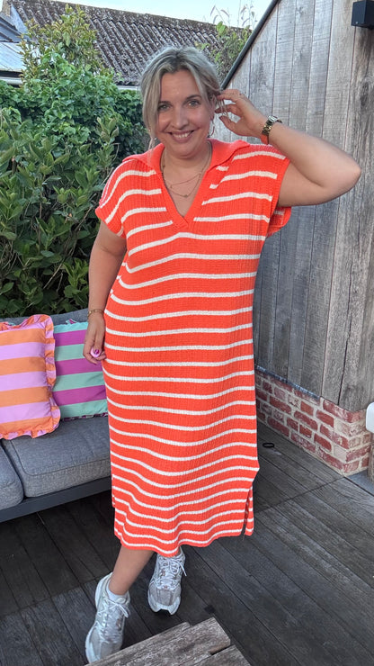 Crochet dress - Oranje