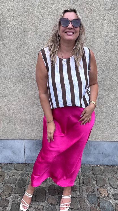 Silky muse rok - Fuchsia