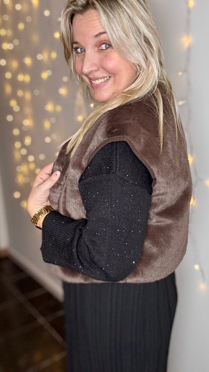 Ellie Gilet - Bruin