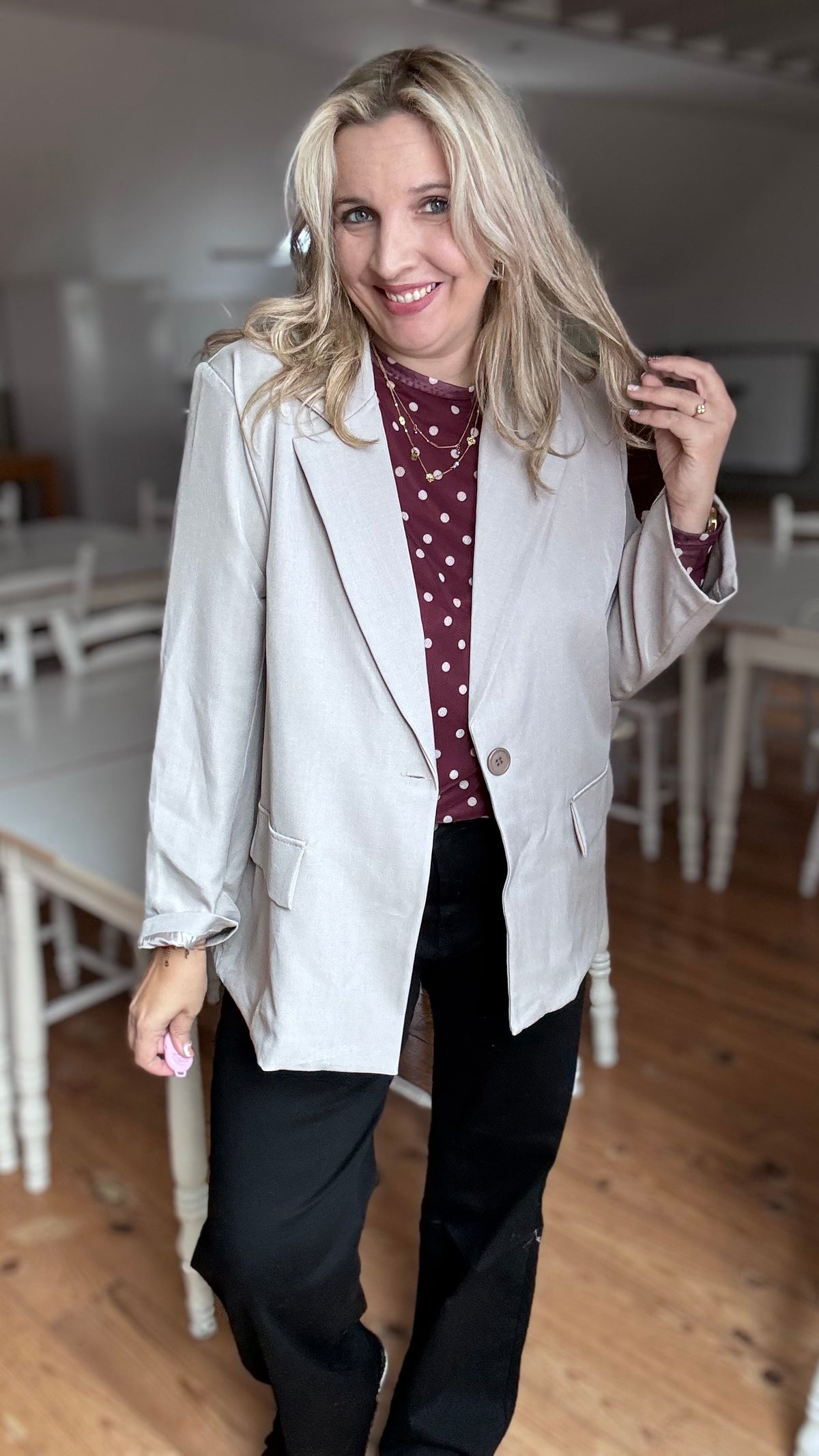 Vanessa blazer - Taupe