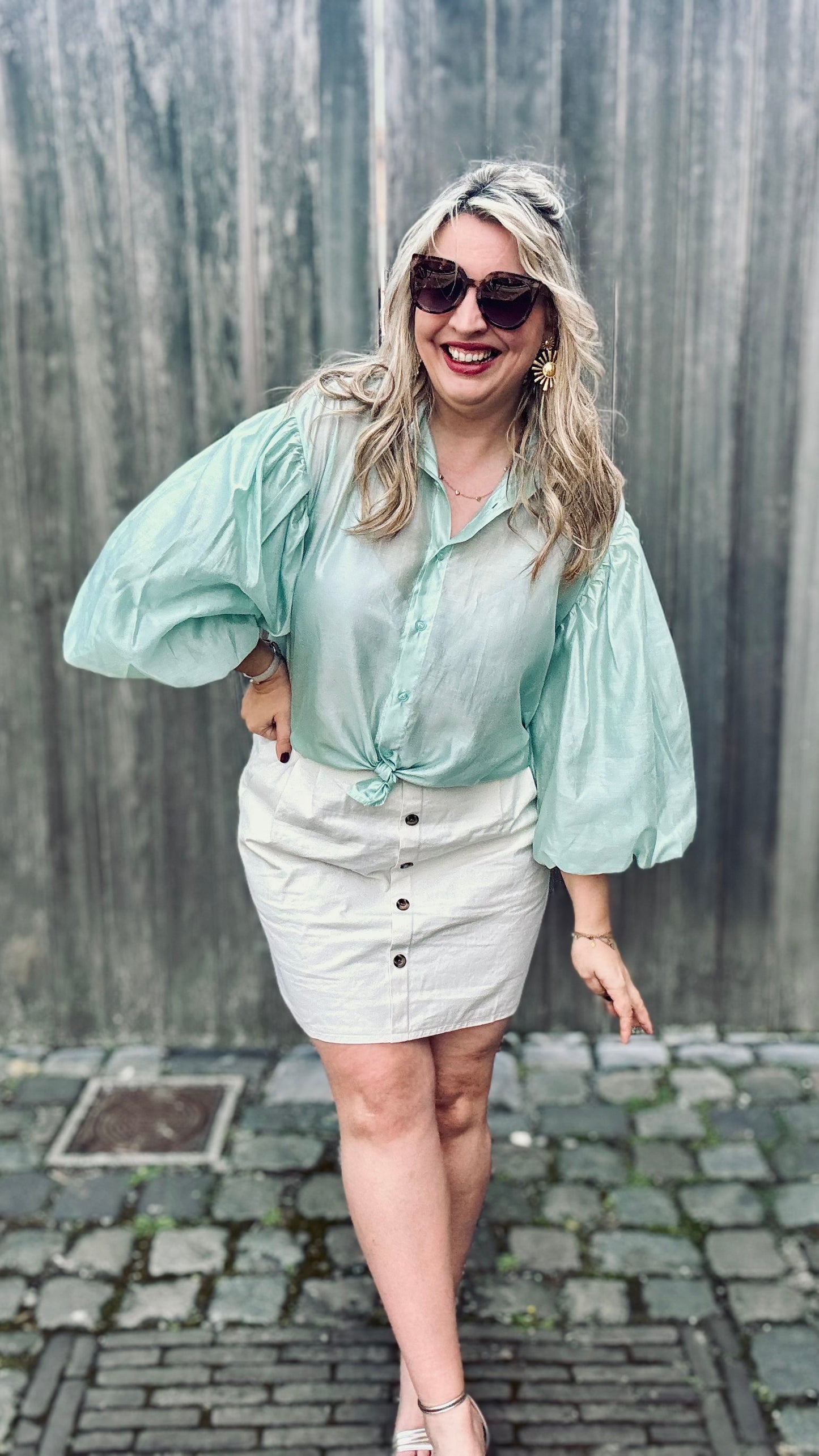 Sugar mist blouse mint