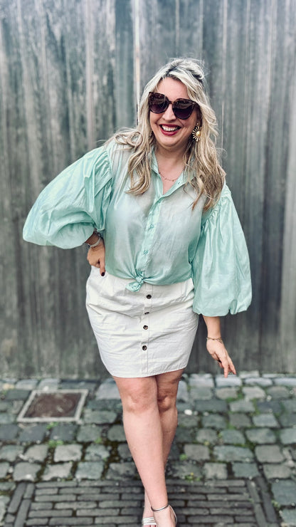 Sugar mist blouse mint