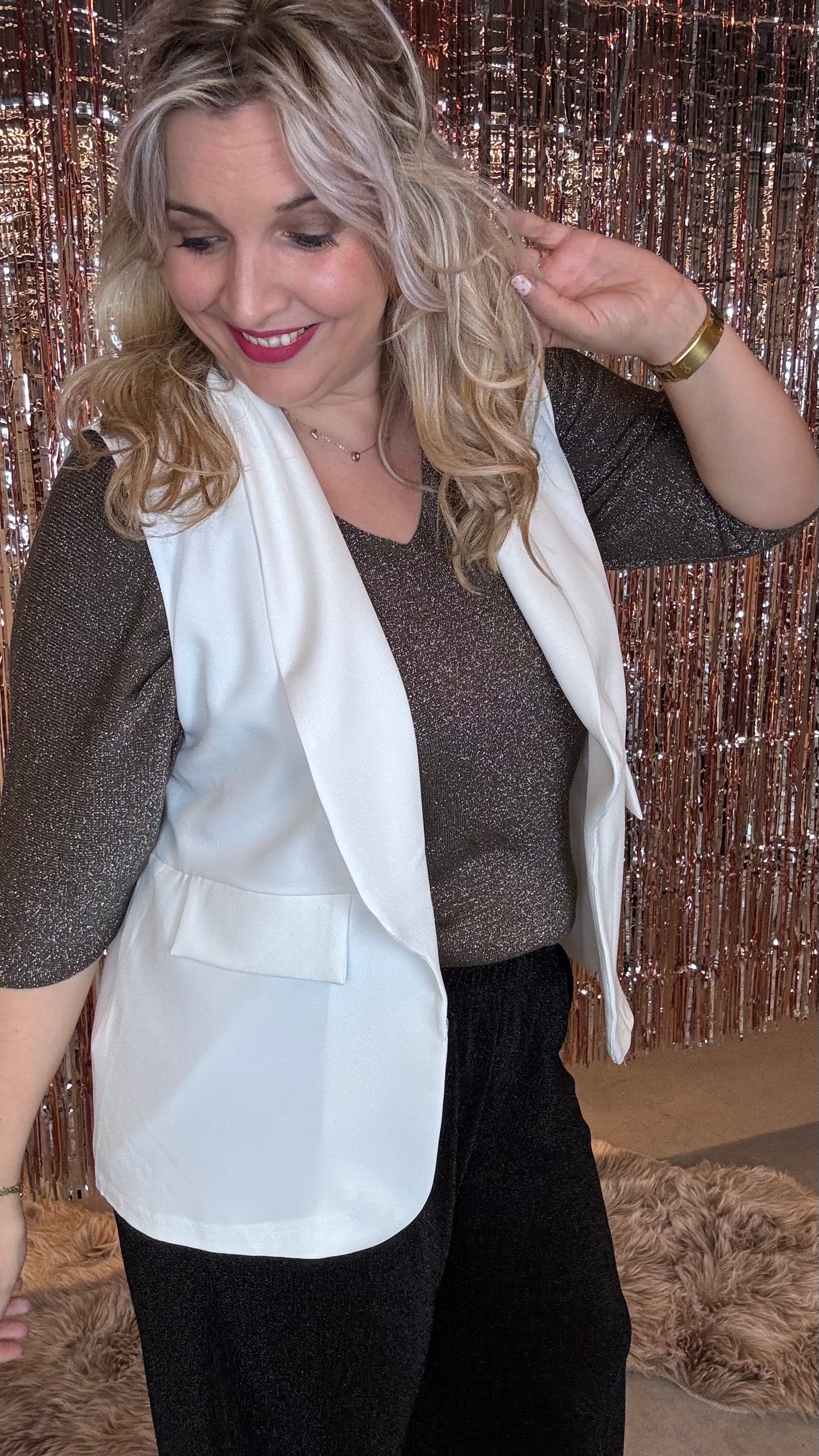 Cléonne blazer - Wit