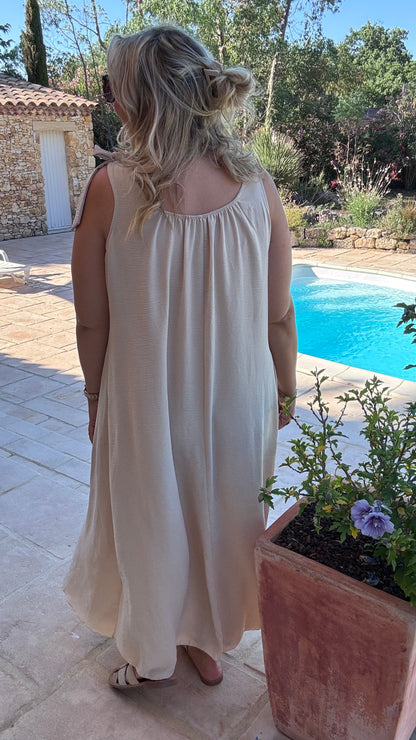 Flow dress - Crème