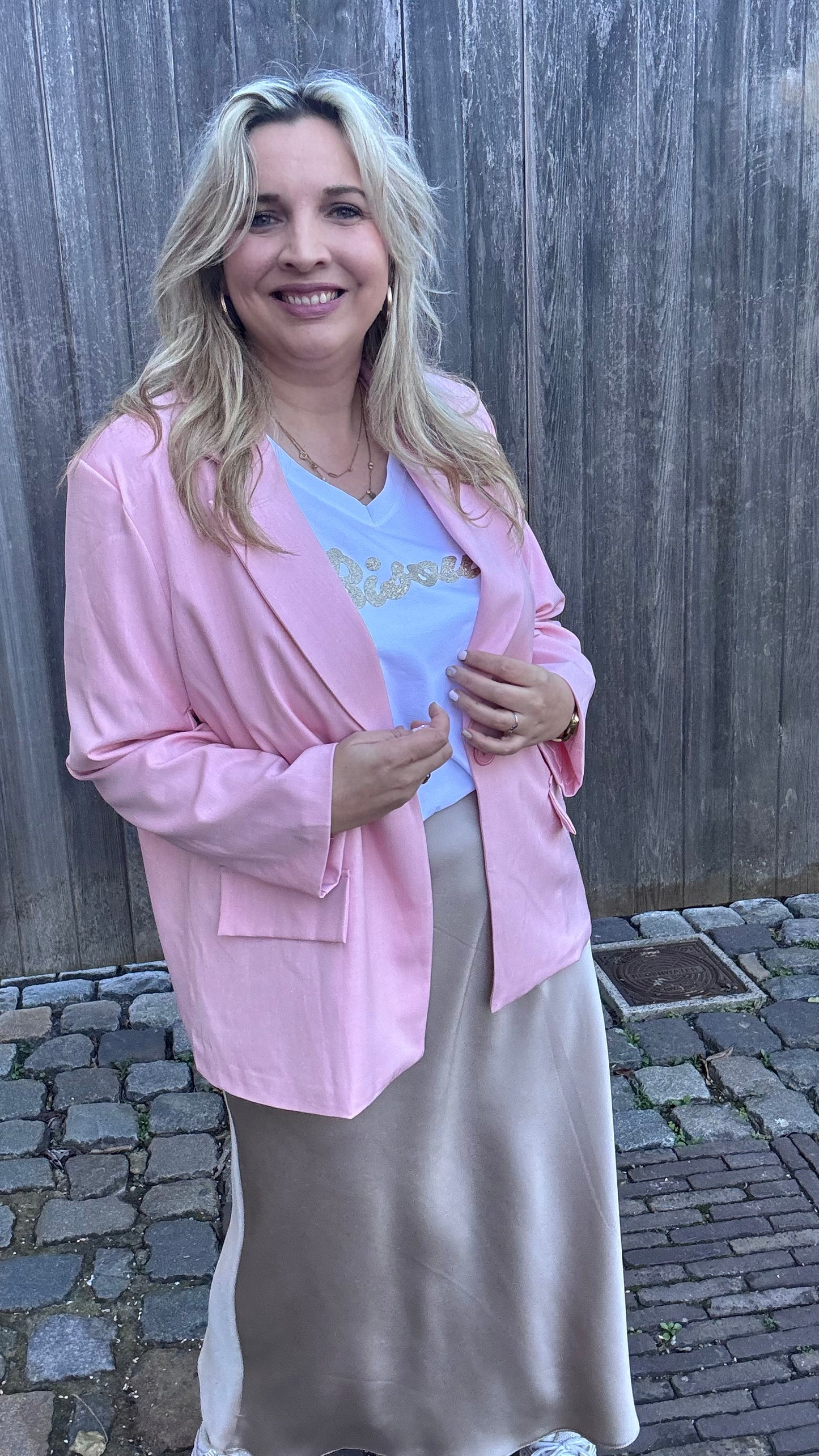 Vanessa blazer - Roze