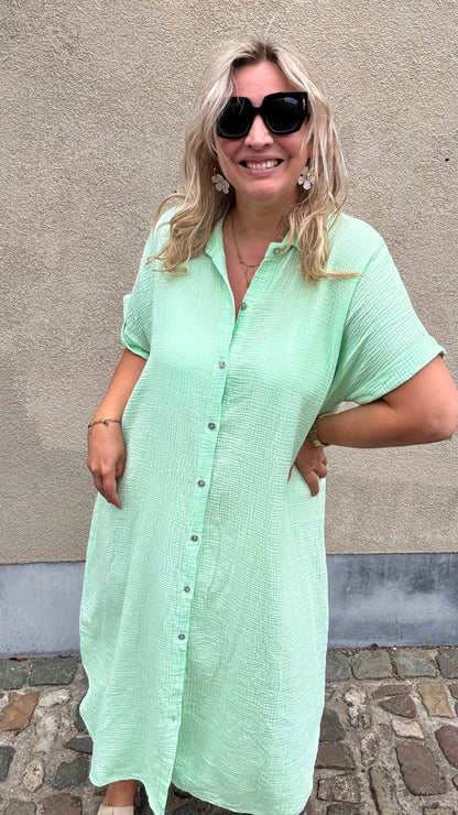 Justine jurk - Mint
