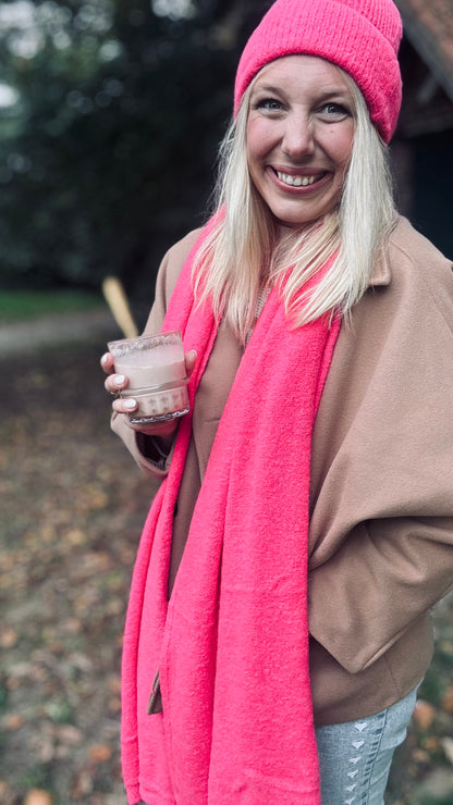 Maïté sjaal - Fuchsia