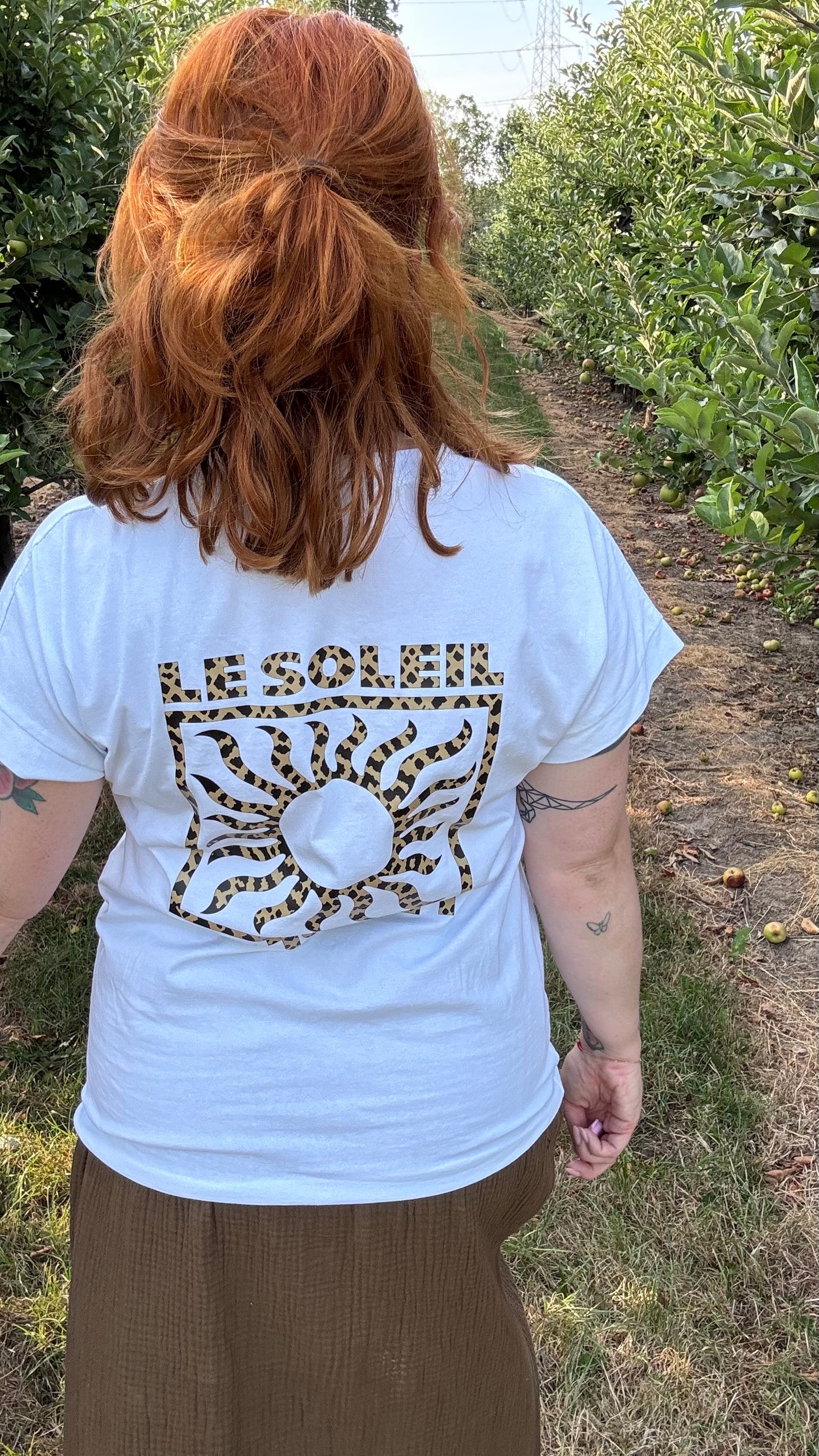 Le soleil shirt - Wit