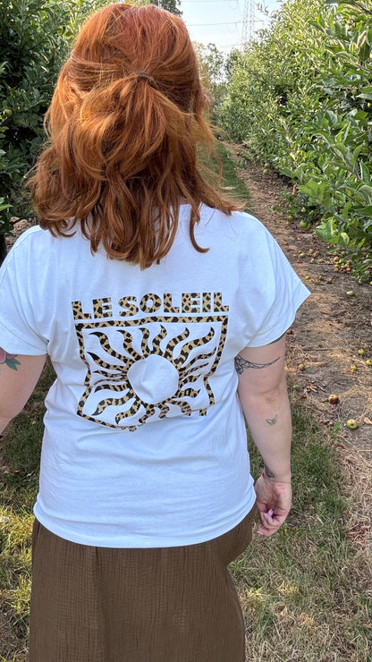 Le soleil shirt - Wit