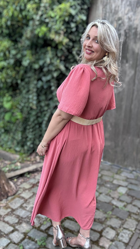 Mily jurk plum