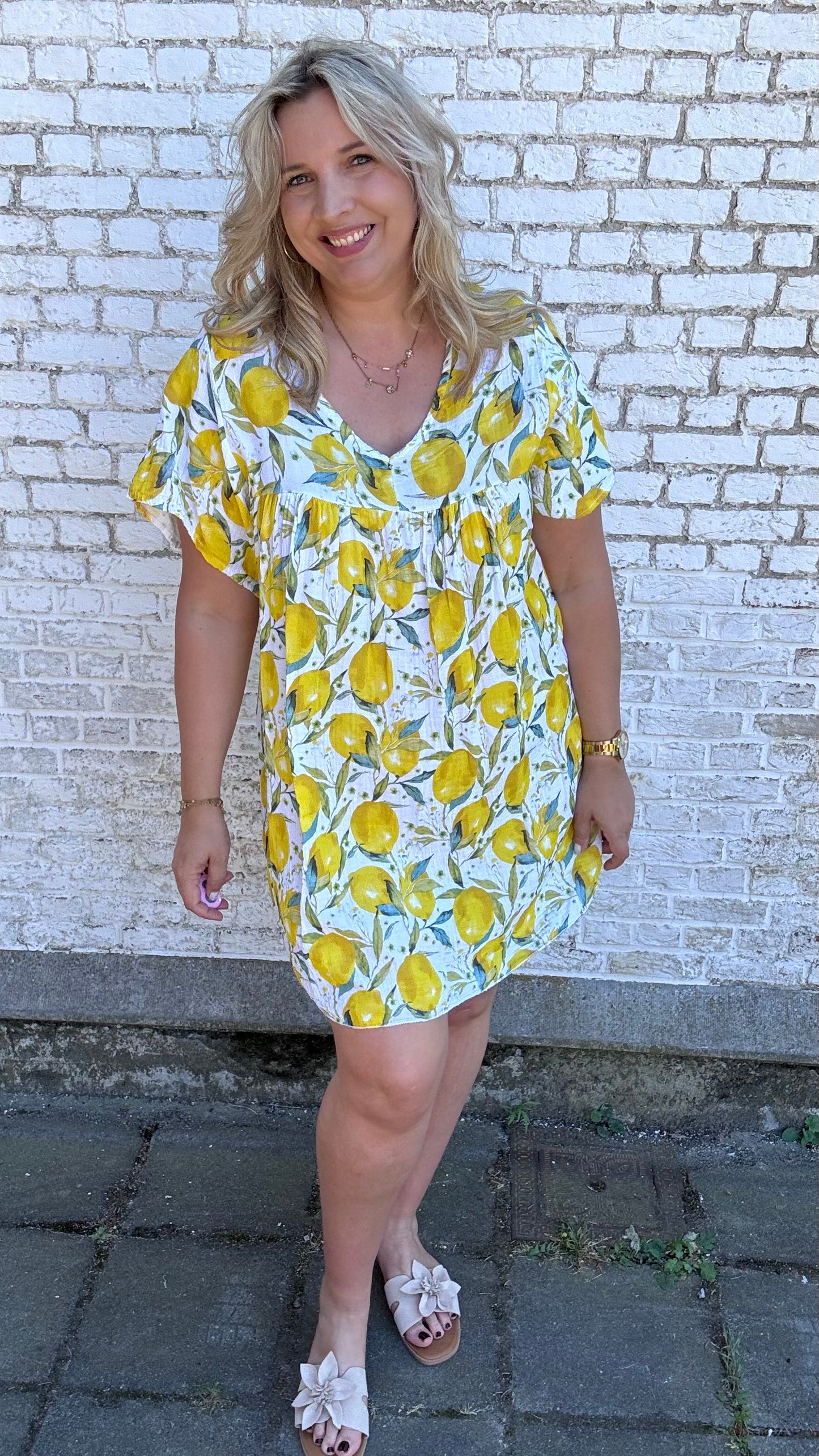 Lemon dress - Geel