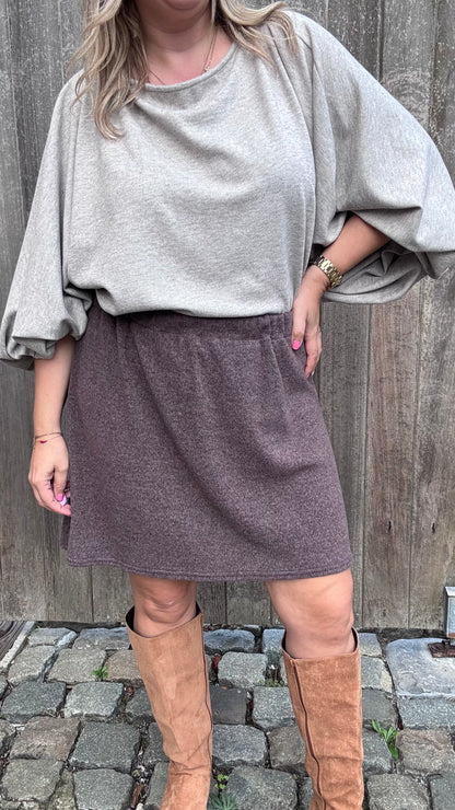 Basic rok - Bruin