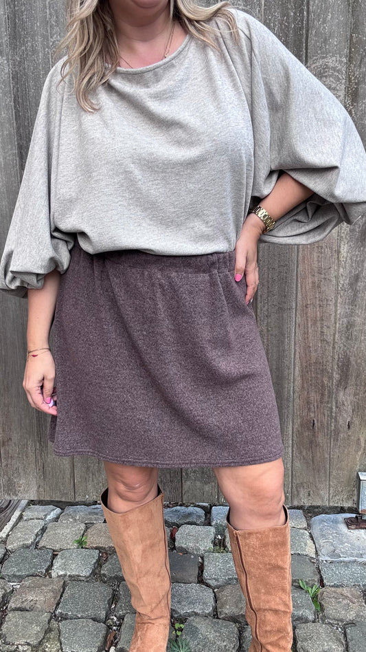 Basic rok - Bruin