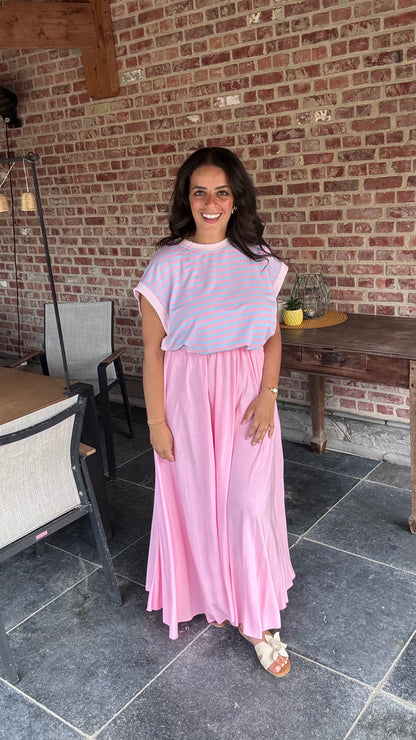 Striped Marcel (roze)