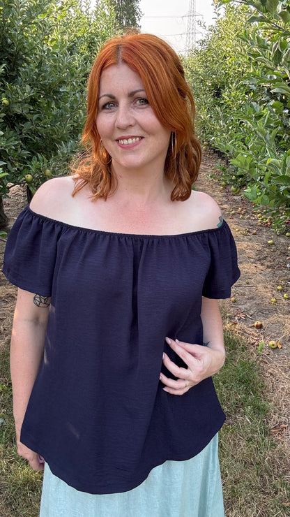 Dina blouse - Donkerblauw