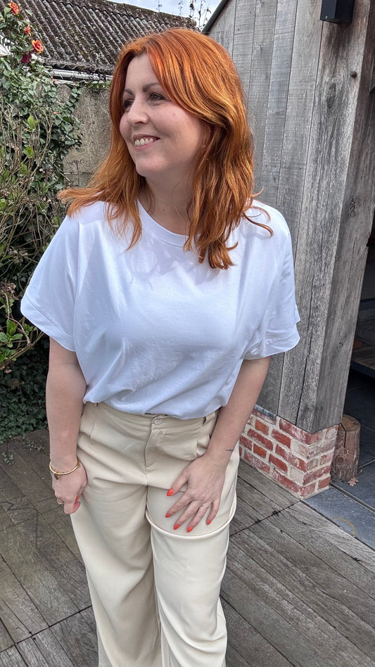Loose Tina shirt - Wit