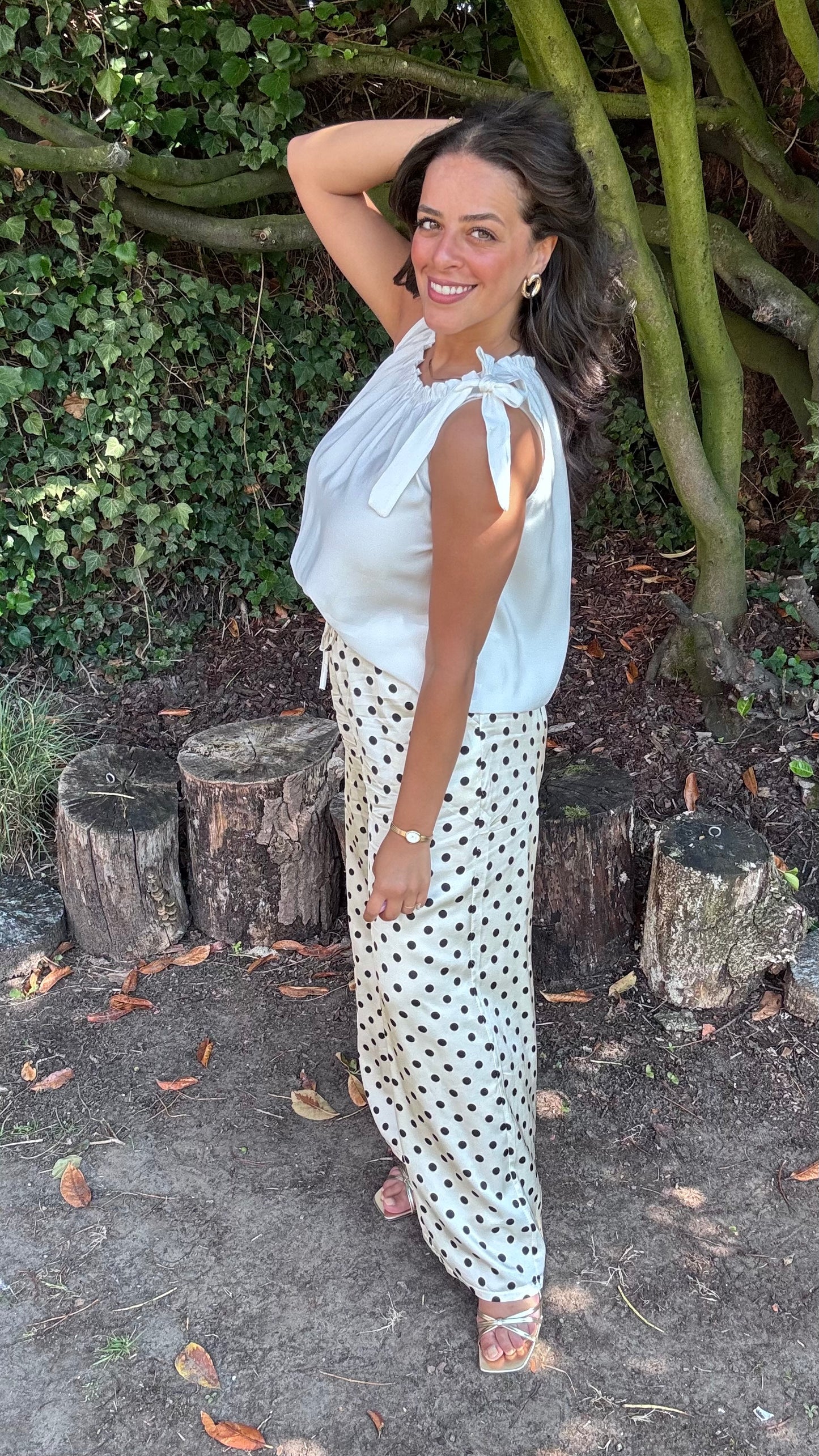 Classy polkadots broek