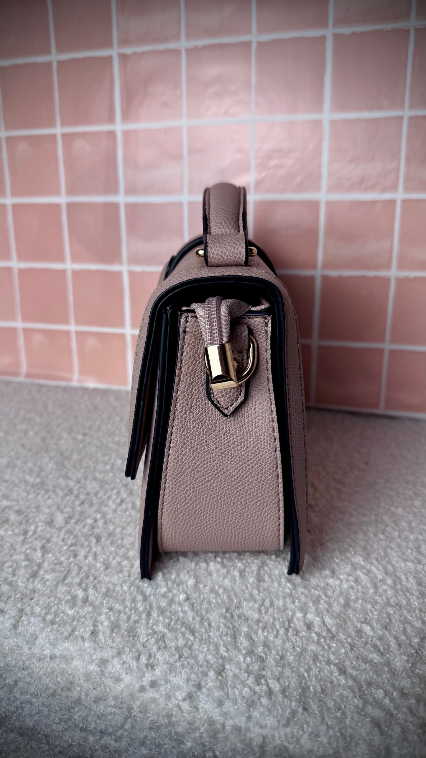 Glenn schoudertas - Taupe