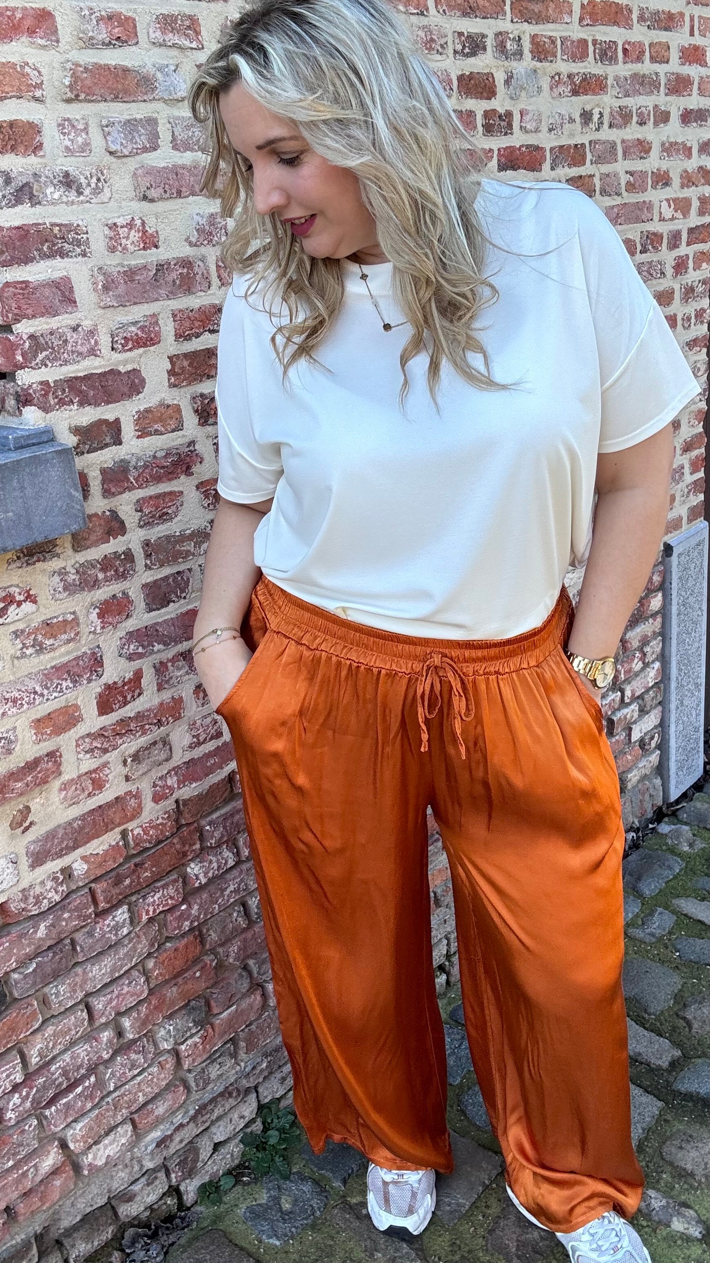 Zoë broek - Terracotta