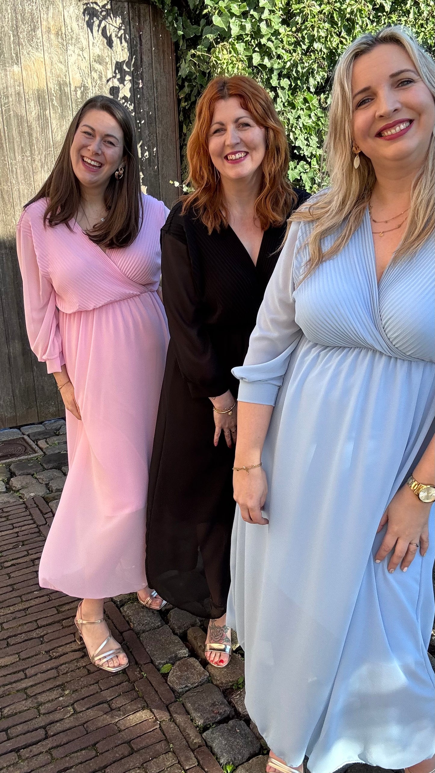 Plissé dress - Roze