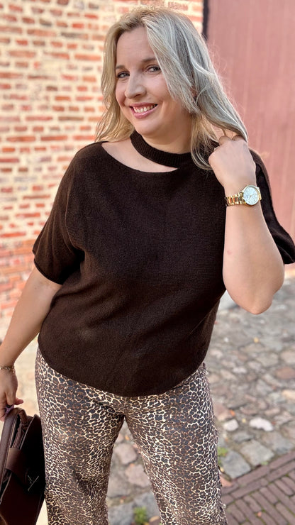 Noua knit - Bruin