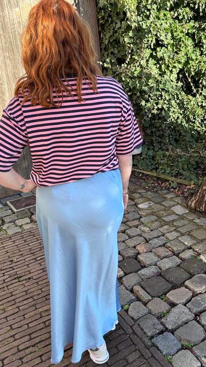 Silky muse rok - lichtblauw