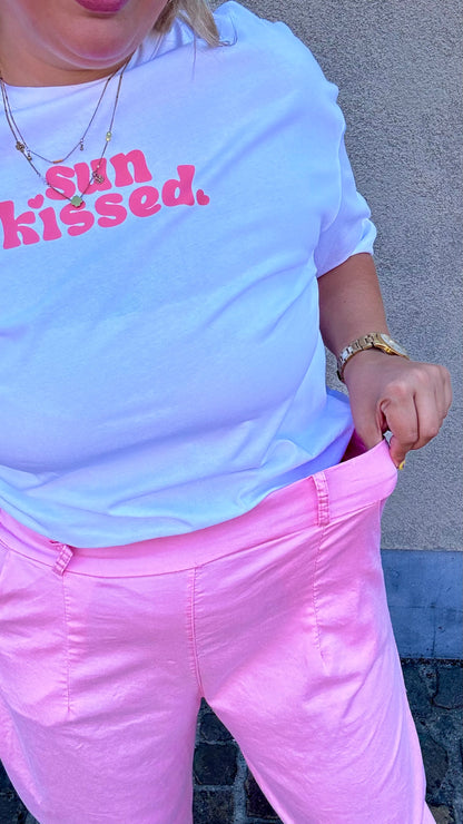 Pink comft balloon pants