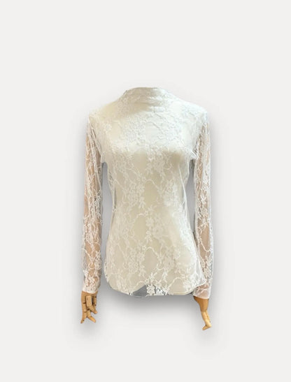 White lace top