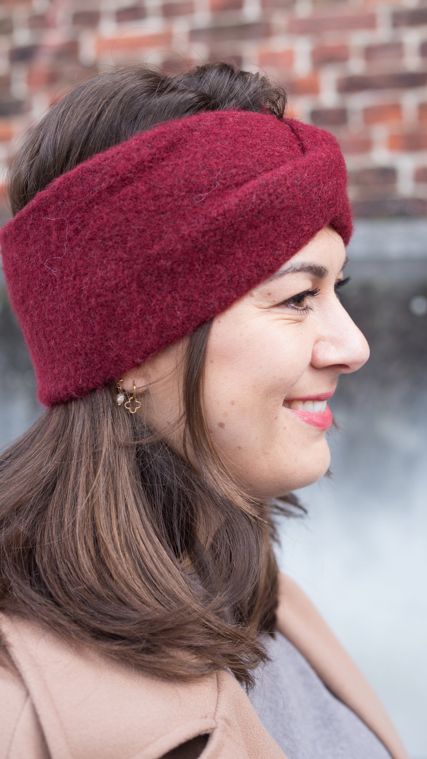 Polar chic haarband - Burgundy