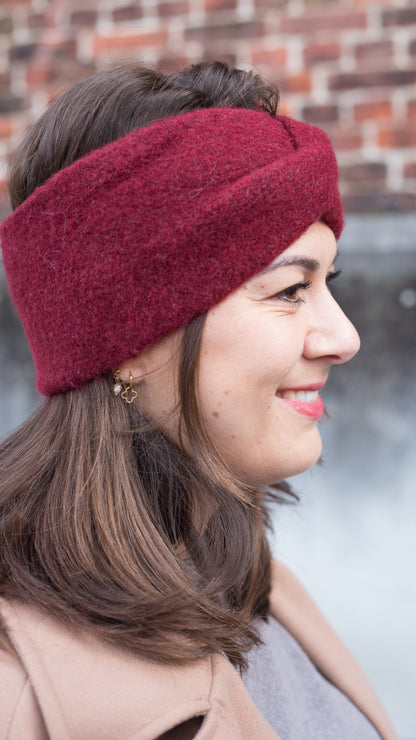Polar chic haarband - Burgundy
