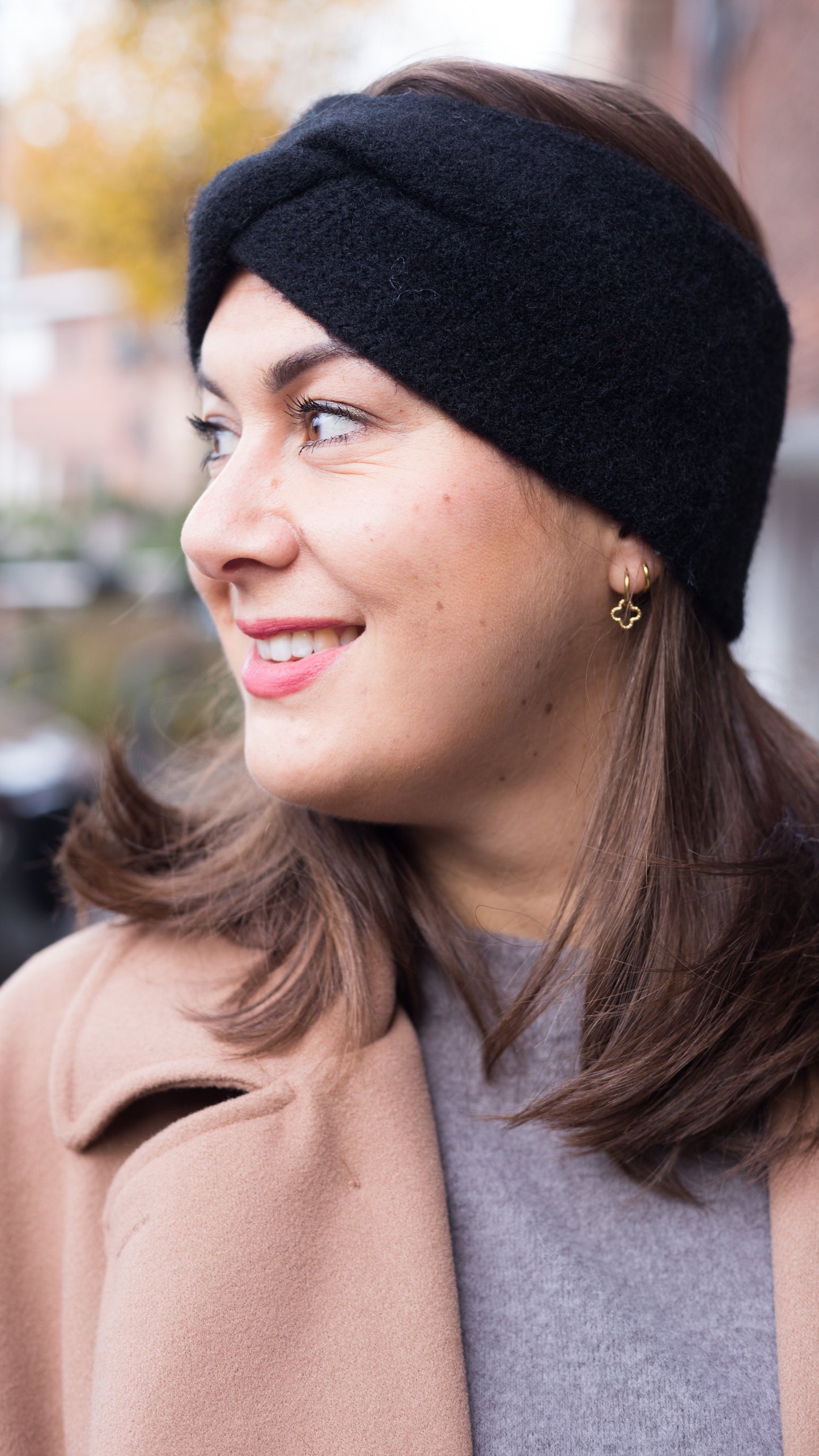 Polar chic haarband - Zwart