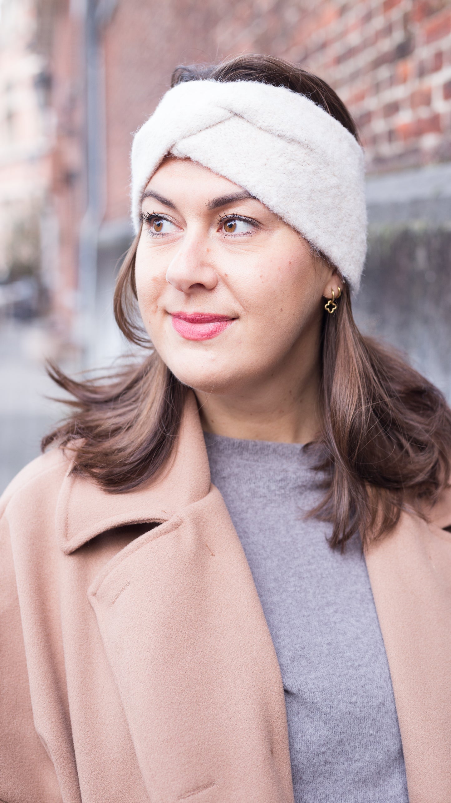 Polar chic haarband - wit